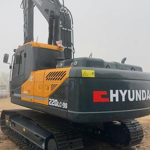 Excavadora Hyundai 220-9S usada en gran oferta con precio barato en stock y componentes básicos que incluyen bomba de engranajes de motor y rodamiento - Product Image 4