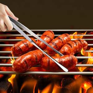 Pinzas de Cocina de Acero Inoxidable de 12 Pulgadas, Juego de Pinzas para Alimentos con Puntas Dentadas, Pinzas para Cocinar - Product Image 2