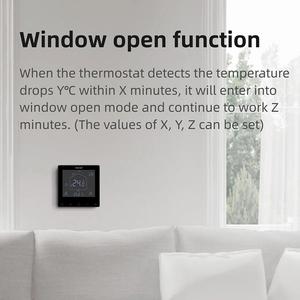 Nouvelle arrivée écran tactile Tuya WiFi commande vocale intelligente chauffage par le sol électrique et eau et <span class=keywords><strong>thermostat</strong></span> de pièce de chauffage de chaudière à <span class=keywords><strong>gaz</strong></span> - Product Image 2