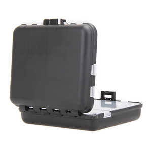 NEWMAJOR Caja de Almacenamiento de Señuelos de Pesca Rígida de Plástico PP Negro de 12x10x3cm con Compartimento Extraíble para Uso en Exteriores - Product Image 3