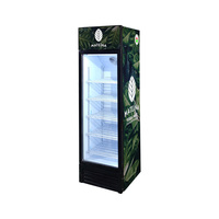 Réfrigérateur de présentation de boissons à porte vitrée verticale Oumeite SC235L 235L