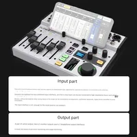 Carte son numérique professionnelle 8 canaux Behringer/Bulingda Flow8 pour sonorisation en direct et karaoké, mixeur numérique en plastique dédié
