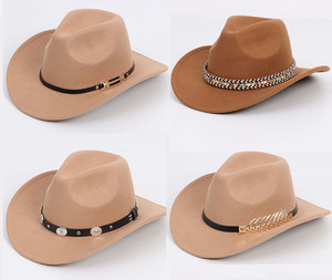 <span class=keywords><strong>Sombrero</strong></span> de jazz retro británico Unisex para <span class=keywords><strong>Amazon</strong></span> Flat Top Hat con estilo de caballero <span class=keywords><strong>Sombrero</strong></span> de fieltro de color sólido para Four Seasons Source - Product Image 3