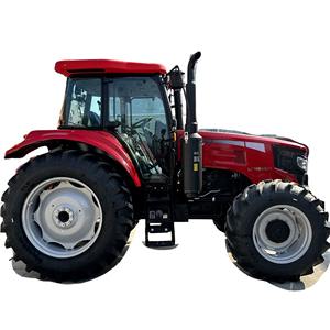 Tracteur agricole à quatre roues motrices avec essieu arrière renforcé, charrue rotative à grandes roues double usage Red Lx1604 - Product Image 5
