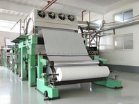 Mini máquina de fabricación de papel higiénico a pequeña escala de alta calidad, máquina de planta de fabricación de papel reciclado