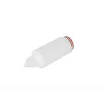 Filtres à air respiratoires à structure angulaire, base pliable manuelle, élément filtrant microporeux blanc, tailles de ports 215/222/226, durée de vie 3 ans