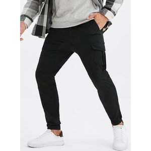 Pantalones Cargo para Hombre, de Algodón, Ajustados, con Cordón, 6 Bolsillos, Pantalones Deportivos Transpirables, Ropa Casual - Product Image 2