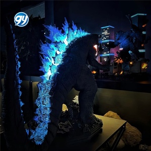Godzillaed <span class=keywords><strong>Vs</strong></span> Konged monstre géant rayon de chaleur réglable éclairer Statue modèle Figure ornement cadeau à collectionner en gros - Product Image 5