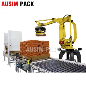 Tự động hệ thống Robot palletizing giá máy palletizing dòng thiết bị, túi Robot palletizer đóng gói Robot động cơ điện