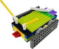 Juego de robot de codificación interactiva ICQbot, juguete de ladrillo DIY para enseñar conceptos de construcción embalados en caja