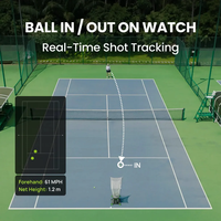 KASWAY Fabricant Professionnel Système de Caméra Double 4K à Suivi Visuel IA Haute Précision avec Roues Mecanum à Noyau Métallique pour Machine de Tennis