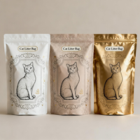 Nouvelle Arrivée Sachet Alimentaire Personnalisé Refermable à Fermeture Ziplock, Emballage Plastique Doypack pour Nourriture pour Chats et Chiens