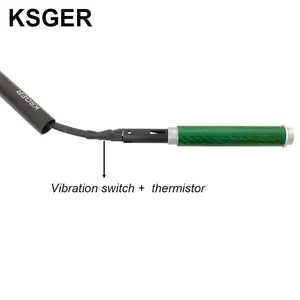 KSGERT12はんだ付けステーションSTM32V2.1S OLEDT12アイアンチップDIYFX9501アルミニウム合金ハンドル電動工具チップオートスリープ