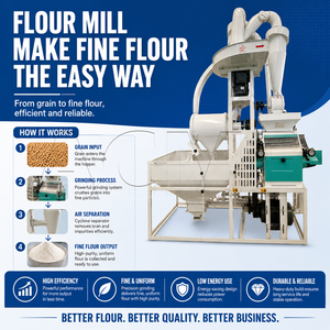 Máquina Automática para Moler Trigo y Maíz con Doble Tamiz para Separación <span class=keywords><strong>de</strong></span> <span class=keywords><strong>Salvado</strong></span>, <span class=keywords><strong>Precio</strong></span> <span class=keywords><strong>de</strong></span> Fábrica, Molino <span class=keywords><strong>de</strong></span> <span class=keywords><strong>Harina</strong></span> - Product Image 1