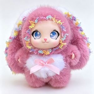 CHXU, Nueva Serie de Peluches de Conejitos, Muñeco de Conejo de Orejas Largas, Lindo Llavero con Figura de Dibujos Animados, Regalo Ideal para Niñas - Product Image 5