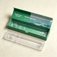 Boîte cadeau personnalisable écologique à fermeture magnétique pour l'emballage de médicaments et de pilules, logo personnalisé, matériau en carton, certifiée ISO