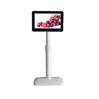 Pantalla POS para Clientes de Alta Visibilidad, TFT-LCD de 7 Pulgadas, 1024*600, con Interfaces USB/HDMI/VGA y Soporte Multi-OS