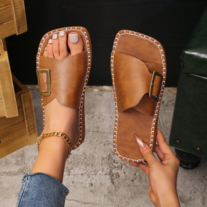 Sandales de plage pour femmes, nouvelle collection été 2025, style féerique, chaussures romaines tendance, polyvalentes 231 231 - Product Image 2