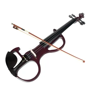 Kích Thước Đầy Đủ 4/4 Song Song Điện Violin Basswood Fiddle Nhạc Cụ Có Dây Trường Hợp Phụ Kiện Cáp Âm Thanh Cho Người Mới Bắt Đầu - Product Image 2