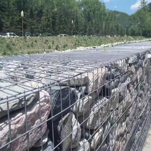 تركيب سهل لشبكة جابيون ملحومة 2×1×0.5 متر مع انحناء للجدران الاستنادية، سياج حجري من الجابيون عالي المقاومة للتآكل والقوة - Product Image 2