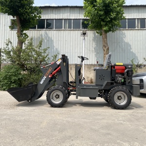2025 New Style Small Mini <strong>Loader</strong> 4x4 Drive Wheeled <strong>Loader</strong> 400kg 800kg Rated Load Bucket Wheel <strong>Loader</strong> Front <strong>Loader</strong> Mini <strong>Loaders</strong> - Product Image 3