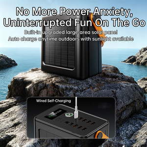Station d'alimentation portable solaire 120000mAh, alimentation de secours haute capacité pour le camping, la maison, les situations d'urgence, avec charge rapide A307 - Product Image 5