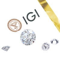 Diamante Suelto Cultivado en Laboratorio con Corte Brillante Redondo de 2CT, Certificado por IGI, Color E/F, Claridad VS-VVS, Corte EX, Diamante CVD para Joyería Personalizada LIMO