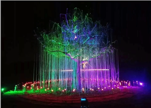Lámpara con diseño de árbol de fibra óptica luminosa para iluminación decorativa de paisajes de parques y complejos turísticos, IP65 para exteriores - Product Image 1