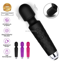 SacKnove Leistungsstarker Wiederaufladbarer Klitoris-Dildo Massage Handmassagegerät Silikon Mini AV-Stab Vibrator für Frauen Sexspielzeug für Erwachsene