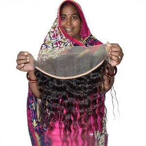 Vendor's <b>Cheap</b> Raw Virgin Braiding Hair Cuticle Aligned 8-32 Inch Wavy Transparent HD for Lace Frontal Natural Human Hair - Product Image 1