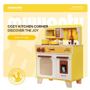 Série de cuisine <span class=keywords><strong>en</strong></span> <span class=keywords><strong>bois</strong></span> Montessori : cuisinière, réfrigérateur, micro-ondes et évier détachables – <span class=keywords><strong>Jouet</strong></span> d'apprentissage ludique pour garçons et filles - Product Image 4