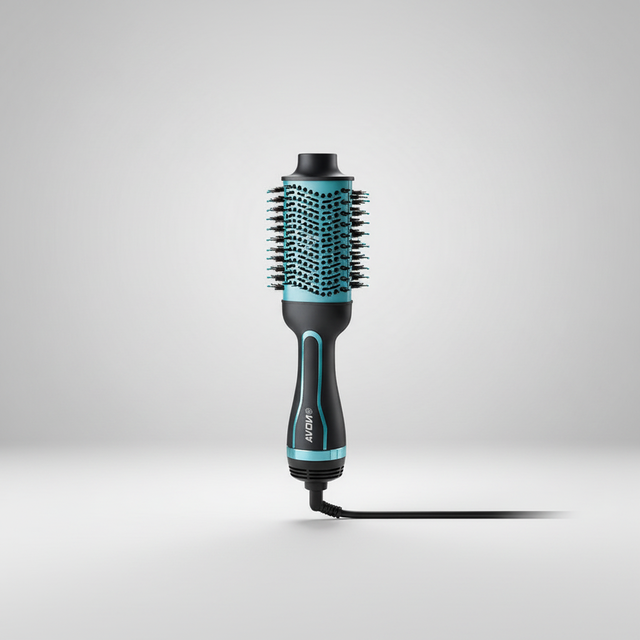 NOVA NV-7419 Electric High-Power Dual-Purpose Hair Dryer Curling Straightening Comb 1100W PTC Metal Construction LED RV Ready
