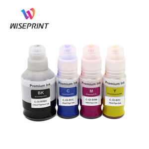 Recharges en vrac de couleur premium Wiseprint compatibles avec les cartouches GI-50 (GI50, GI 50) à base d'eau pour imprimantes PIXMA G5050 <span class=keywords><strong>G6050</strong></span> - Product Image 1