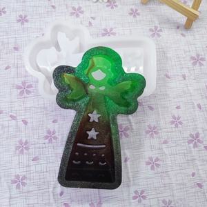 Moldes de fundición de resina hechos a mano para adornos decorativos DIY estilo Ins herramientas de escritorio de silicona molde de Papá Noel - Product Image 5
