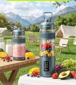 Licuadora Portátil Eléctrica Nueva de Fábrica, Recargable por USB, Cuchillas de Acero Inoxidable, Fácil de Transportar, Funciona con Batería, para Viajes, OEM - Product Image 4