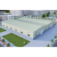 Almacén de acero prefabricado de China, almacén de construcción de estructuras prefabricadas