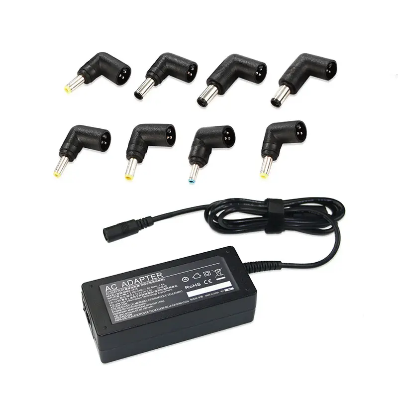 Anthy Adaptor 15-20V/4A (Max) Universal Adaptor dengan Tips 65W AC DC Laptop Notebook Universal Adaptor Charger