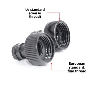 <span class=keywords><strong>Adaptateur</strong></span> de raccord fileté à 6 points soigneusement sélectionné, norme américaine/européenne, connexion femelle pour robinets, universel pour le jardinage - Product Image 4