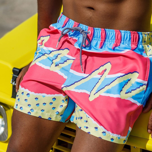 Pantaloncini da uomo alla moda stampa Tie tye costume da bagno pantaloncini da uomo produttore di pantaloncini da mare con LOGO personalizzato pantaloncini da Surf da uomo - Product Image 2