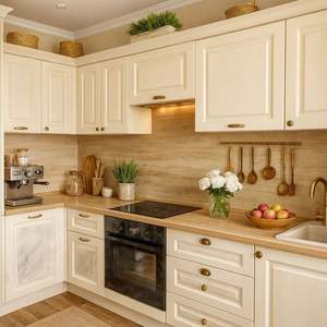 Meuble de cuisine sur mesure en panneau mélaminé, conception de meuble de cuisine, mobilier de cuisine - Product Image 2