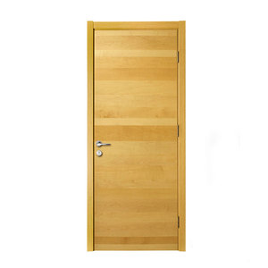 Moderne de haute Qualité Chêne Rouge Placage De <span class=keywords><strong>Bois</strong></span> Naturel Affleurant Porte Coupe-Feu Design à Bon Prix - Product Image 1