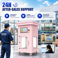 Système de lavage automatique professionnel pour animaux de compagnie avec écran tactile, équipement de toilettage pour chiens avec paiement par code QR pour le service commercial en libre-service