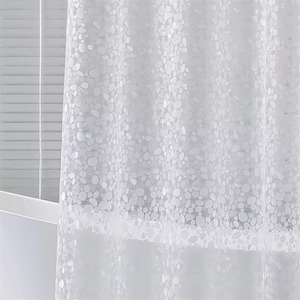 <span class=keywords><strong>Rideau</strong></span> <span class=keywords><strong>de</strong></span> <span class=keywords><strong>douche</strong></span> en plastique transparent 3D EVA PEVA à motif <span class=keywords><strong>gaufré</strong></span> résistant à la moisissure pour salle <span class=keywords><strong>de</strong></span> bain - Product Image 6