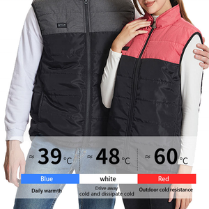 Veste chauffante électrique lavable pour hommes et femmes, rechargeable, 21 zones chauffantes, combinaison <span class=keywords><strong>de</strong></span> <span class=keywords><strong>ski</strong></span> chauffante, veste chauffante d'hiver, vêtements d'extérieur à fermeture éclair - Product Image 4