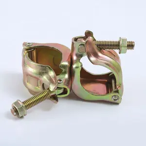 China Supplier En74 Bs1139 Jis Pressed Forged 48.3*48.3 Scaffold Tube Swivel Clamp Scaffolding