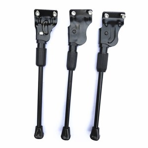 Béquille de vélo à deux trous pour vélos de 20, 24, 26, 27,5 pouces, support latéral en fer, support de jambe de vélo classique en grande tôle de fer - Product Image 5
