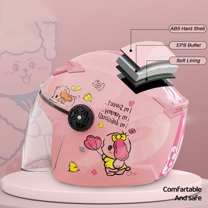 Casques pour enfants à visage ouvert de haute qualité, dessin animé mignon, pour scooter électrique, moto, avec coque en ABS et tampon en EPS - Product Image 4
