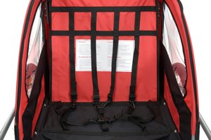 Remorque Pliante de Vélo de Voyage pour Bébé et Enfant, Transport d'Animaux Domestiques, Utilisation Extérieure - Product Image 4