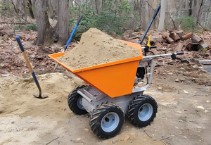 Mini Dumper con Motore <span class=keywords><strong>Honda</strong></span>, Carriola Motorizzata, Carriola a Benzina per Lavori Pesanti, per Edilizia e Giardinaggio - Product Image 5
