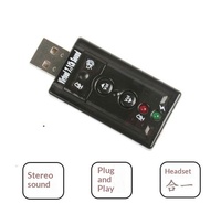 Carte son USB externe pour ordinateur de bureau, ordinateur portable, PS4, convertisseur de casque indépendant sans pilote, Plug & Play, Guangdong